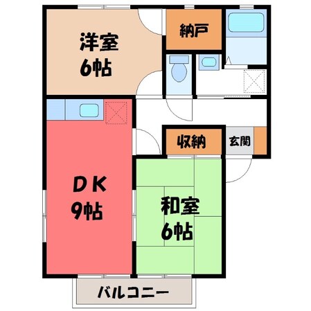 レーベン Iの物件間取画像